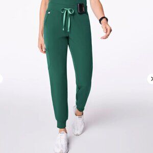 Figs Zamora Jogger Scrub Pants Hunter Green Women's S R
